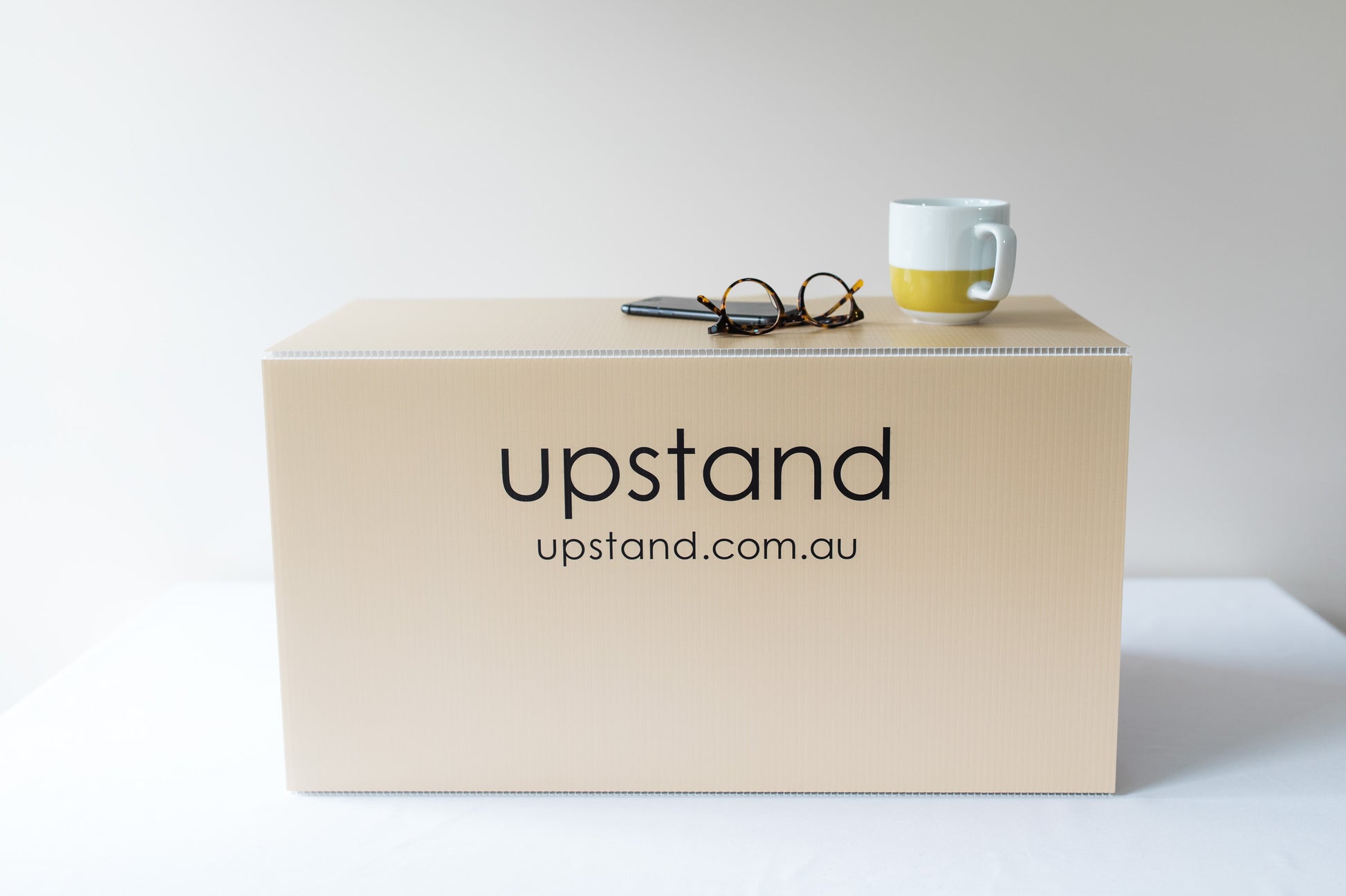 Affordable, folding stand-up desk